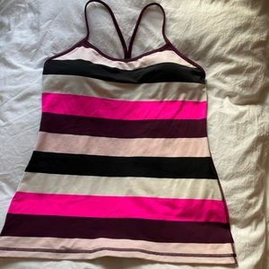 Lululemon athletica striped top (L/XL)